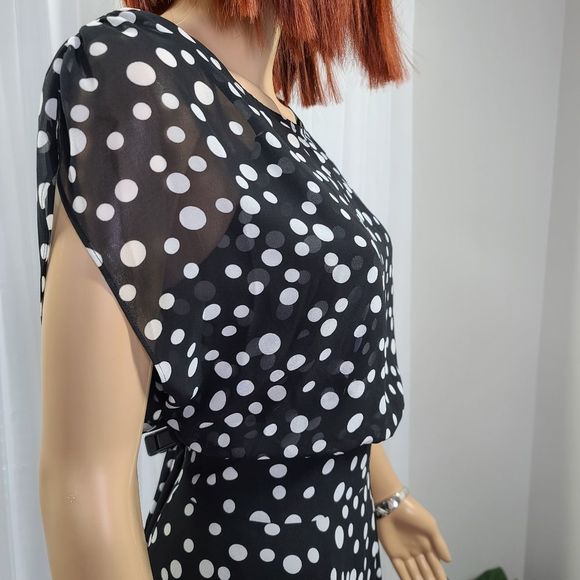 Chico's Flowy Garden Party Dress Size 6 - Picture 3 of 15